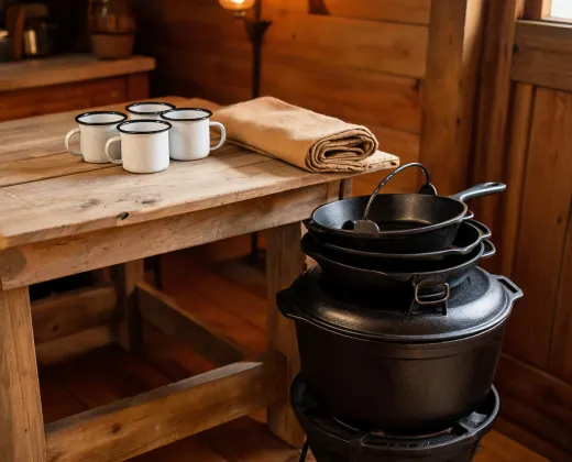 Camp cooking cookware gift