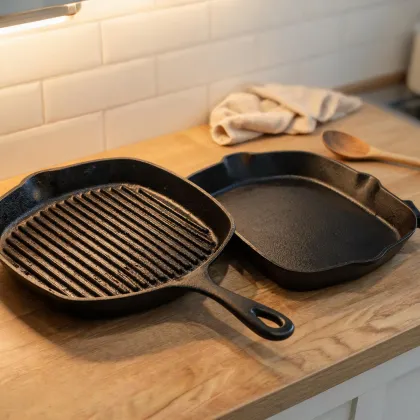 Lodge griddle and grill pan
