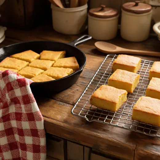 Cast iron baking pan