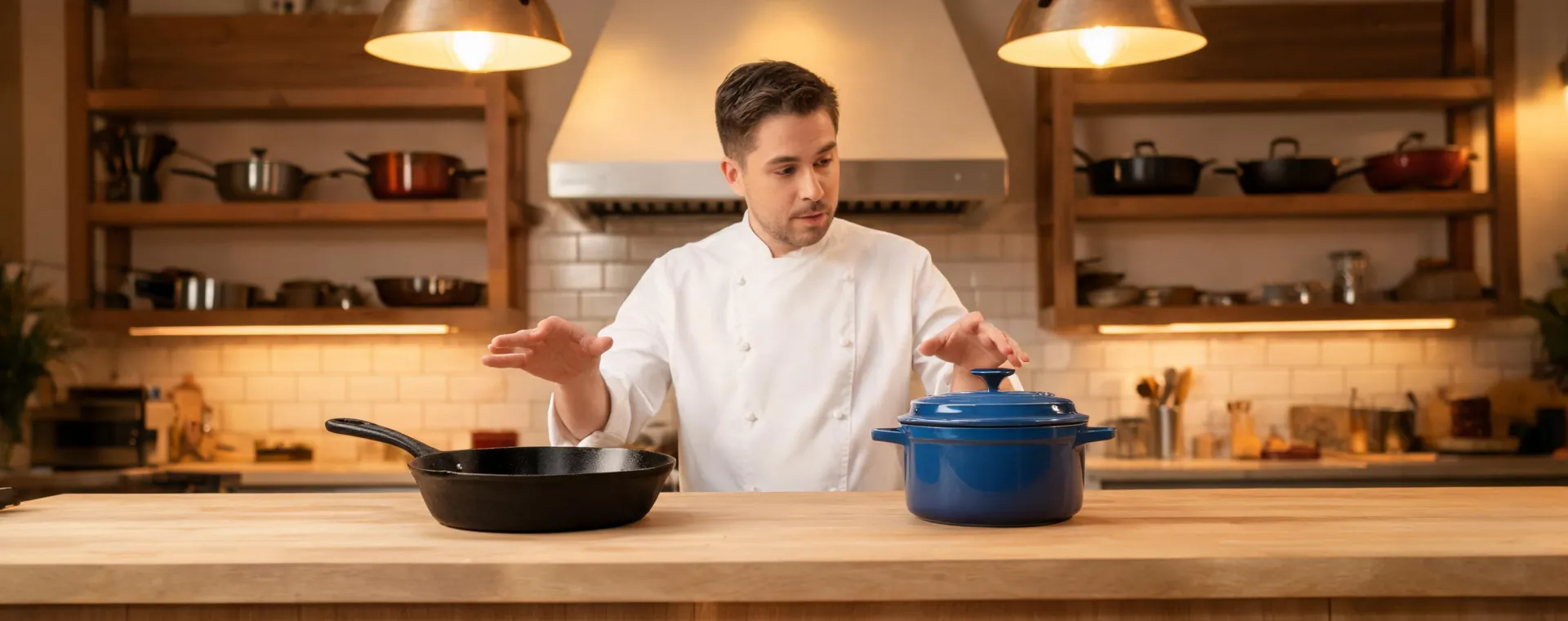 Lodge cookware service counter